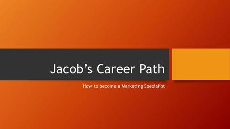 How to become a Marketing Specialist