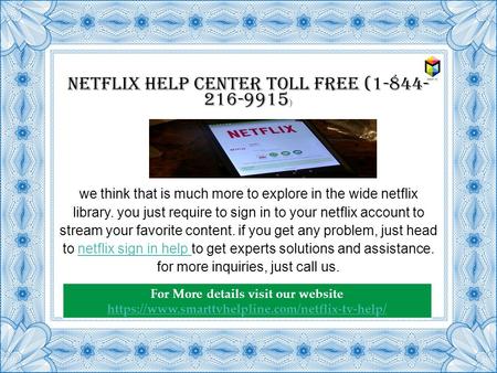 We think that is much more to explore in the wide netflix library. you just require to sign in to your netflix account to stream your favorite content.