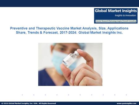 © 2016 Global Market Insights, Inc. USA. All Rights Reserved  Fuel Cell Market size worth $25.5bn by 2024 Preventive and Therapeutic.