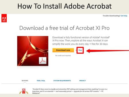How To Install Adobe Acrobat.