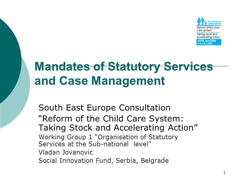 define statutory services