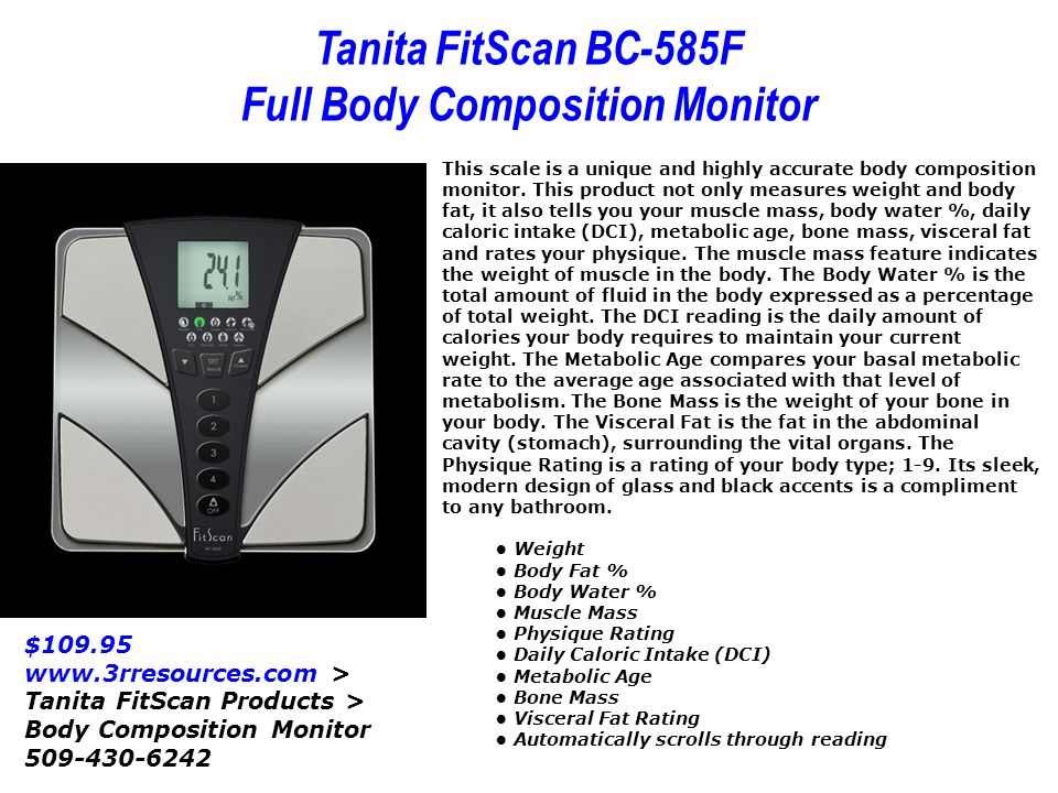 BC-554 IRONMAN® Multi-FrequencyBody Composition Monitor