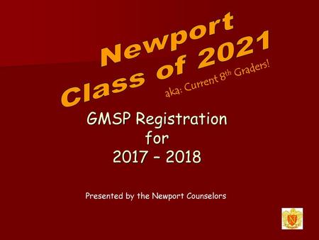 GMSP Registration for 2017 – 2018