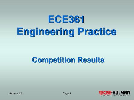 ECE361 Engineering Practice