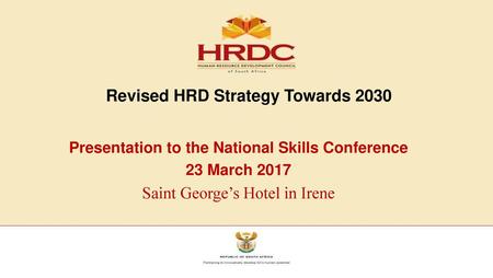 Revised HRD Strategy Towards 2030