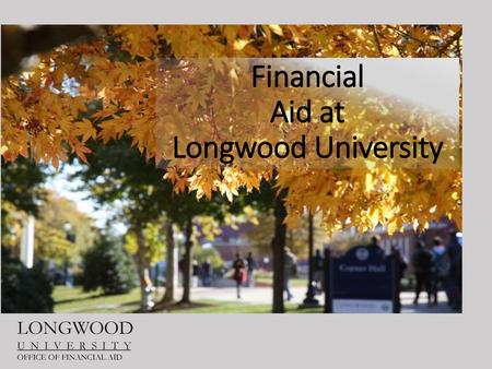 Financial Aid at Longwood University