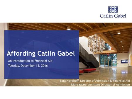 Affording Catlin Gabel