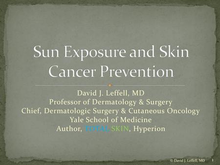 Sun Exposure and Skin Cancer Prevention