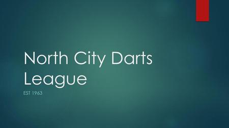 North City Darts League