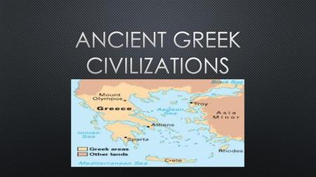 Ancient Greek civilizations