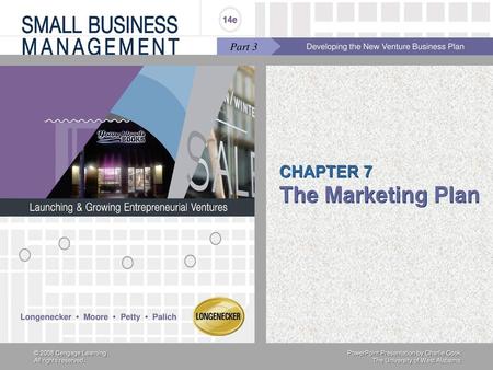 CHAPTER 7 The Marketing Plan