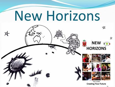 New Horizons General welcome..