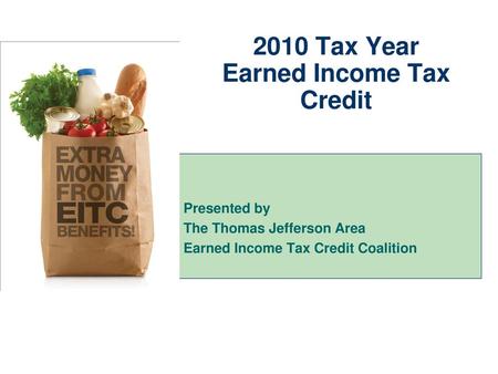 2010 Tax Year Earned Income Tax Credit