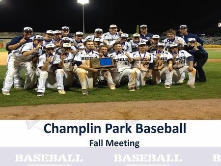 Champlin Park Baseball