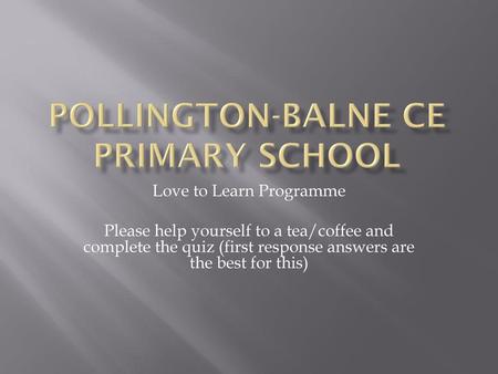 Pollington-Balne CE Primary School