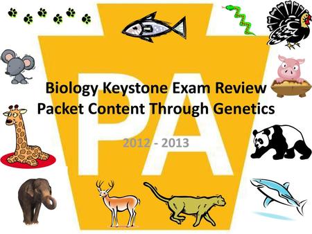 Biology Keystone Exam Review Packet Content Through Genetics