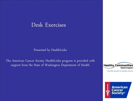 Presented by HealthLinks