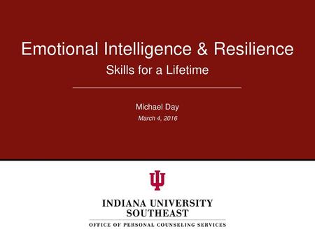Emotional Intelligence & Resilience