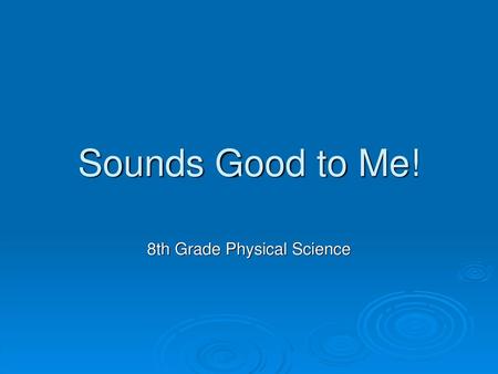 8th Grade Physical Science