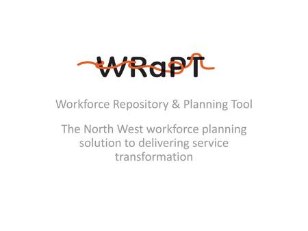 Workforce Repository & Planning Tool