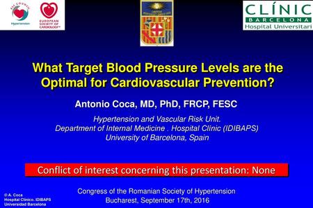 Antonio Coca, MD, PhD, FRCP, FESC