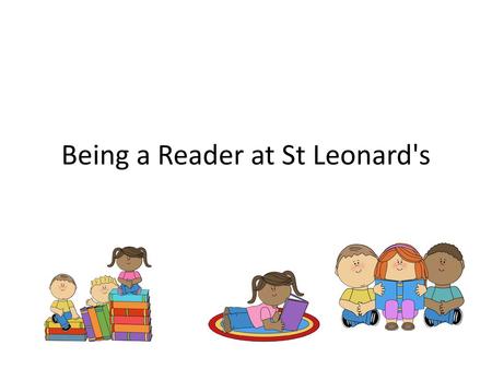 Being a Reader at St Leonard's