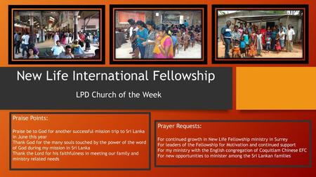 New Life International Fellowship