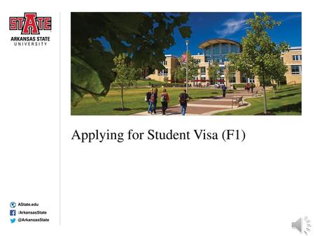 Applying for Student Visa (F1)