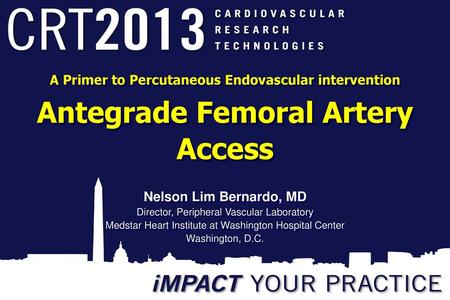Antegrade Femoral Artery Access