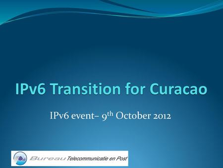 IPv6 Transition for Curacao