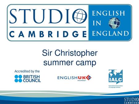 Sir Christopher summer camp