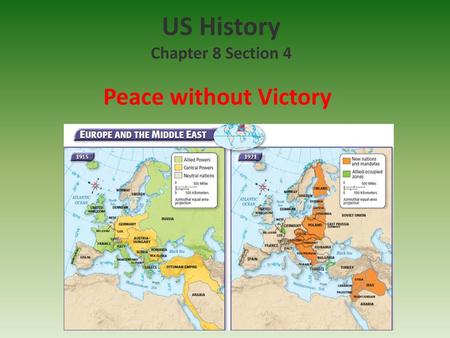 US History Chapter 8 Section 4