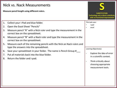 Nick vs. Nack Measurements