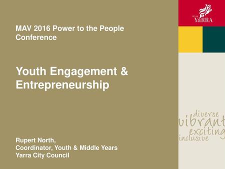 Youth Engagement & Entrepreneurship