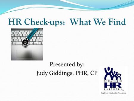 HR Check-ups: What We Find