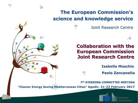 Collaboration with the European Commission Joint Research Centre