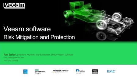 Veeam software Risk Mitigation and Protection