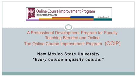 Striking a balance: A hybrid approach to new faculty development