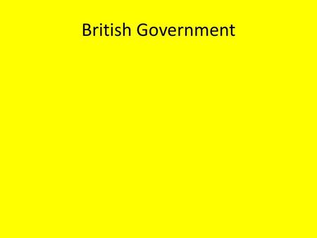 British Government.