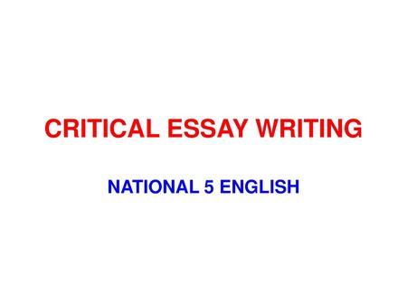 national 5 poetry essay questions