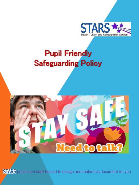 Pupil Friendly Safeguarding Policy