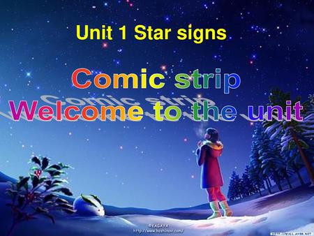 Comic strip Welcome to the unit