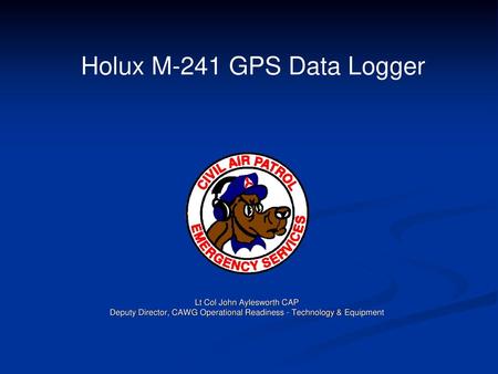 Holux M-241 GPS Data Logger