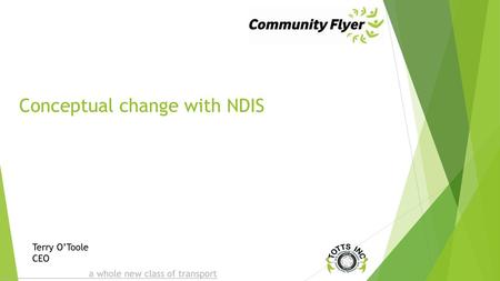 Conceptual change with NDIS