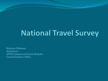 National Travel Survey