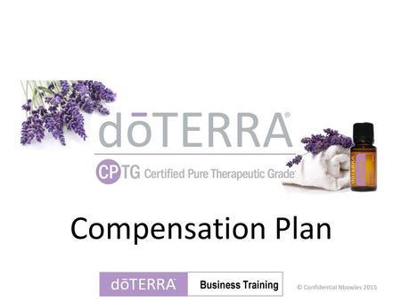 Compensation Plan Business Training.