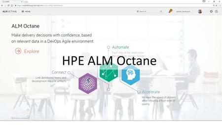 HPE ALM Octane.