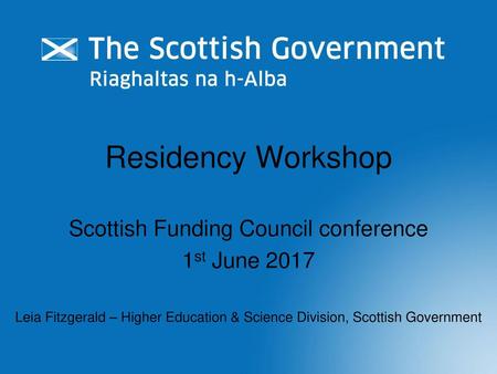 Scottish Funding Council conference