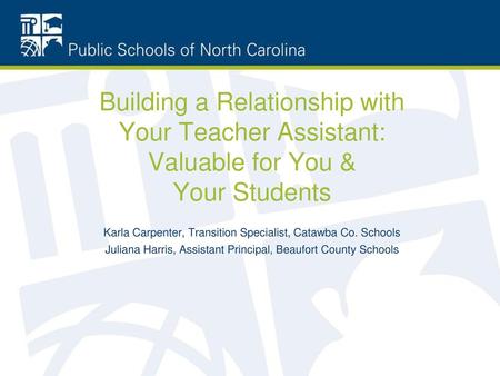 Karla Carpenter, Transition Specialist, Catawba Co. Schools