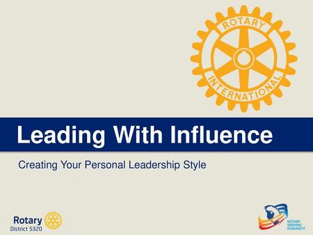 Leading With Influence